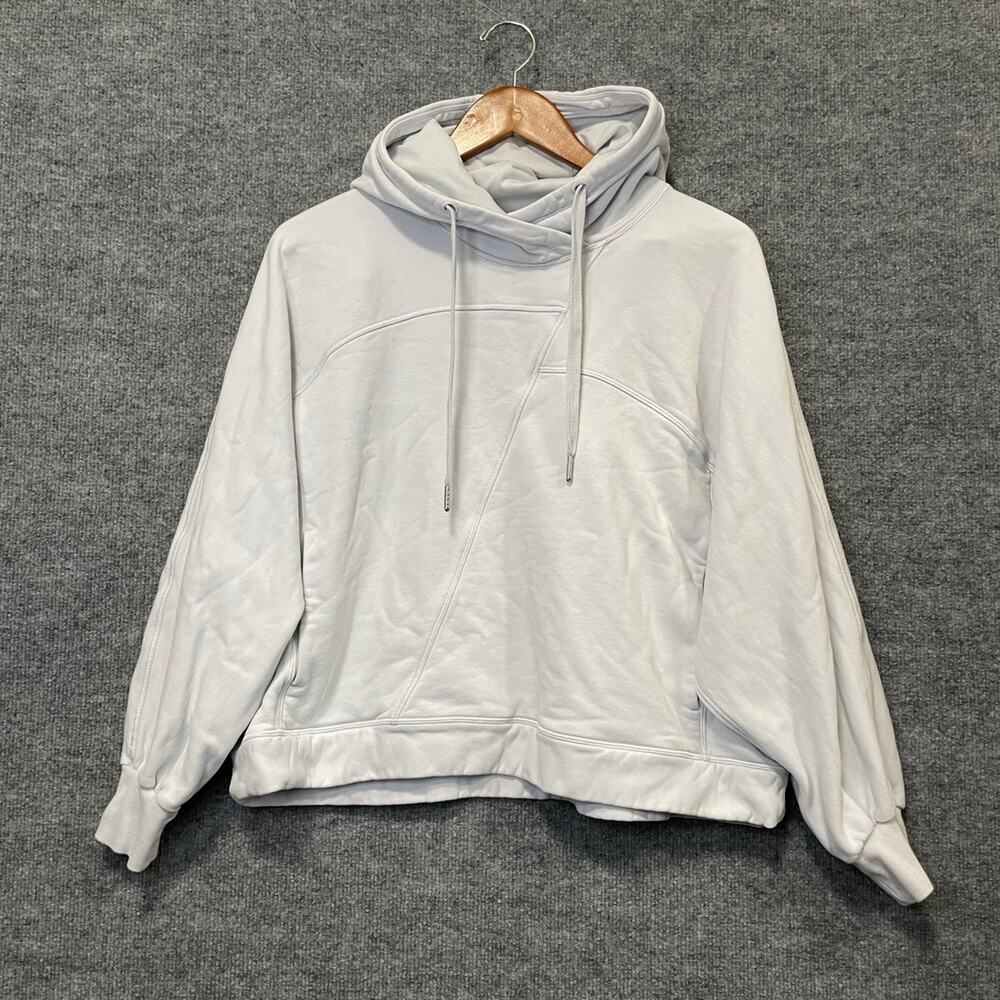 Lululemon Broken Beats Alpine White Oversized Hoodie Size XS Womens